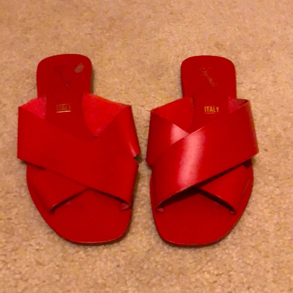 Seychelles Made in Italy leather slides